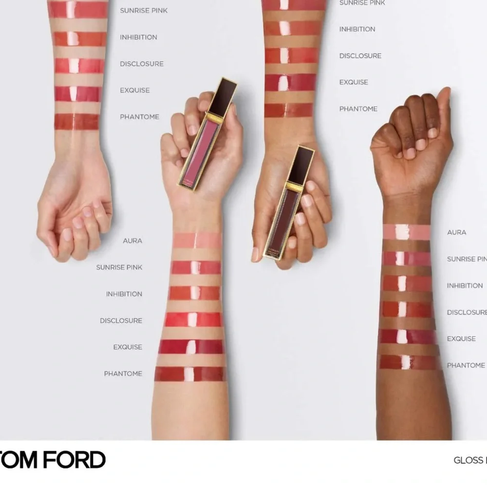 Tom Ford Gloss Luxe brilliant brand new shade 20 phantome makeup lip gloss